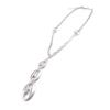 Les Trésors De Lily [J7969] - Silver 'Coffee Bean' Necklace