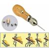 Professionelles Leder-Nähwerkzeug-Set, Nähwerkzeug, Nadeln, gewachster Faden, Leder-DIY-Reparatur