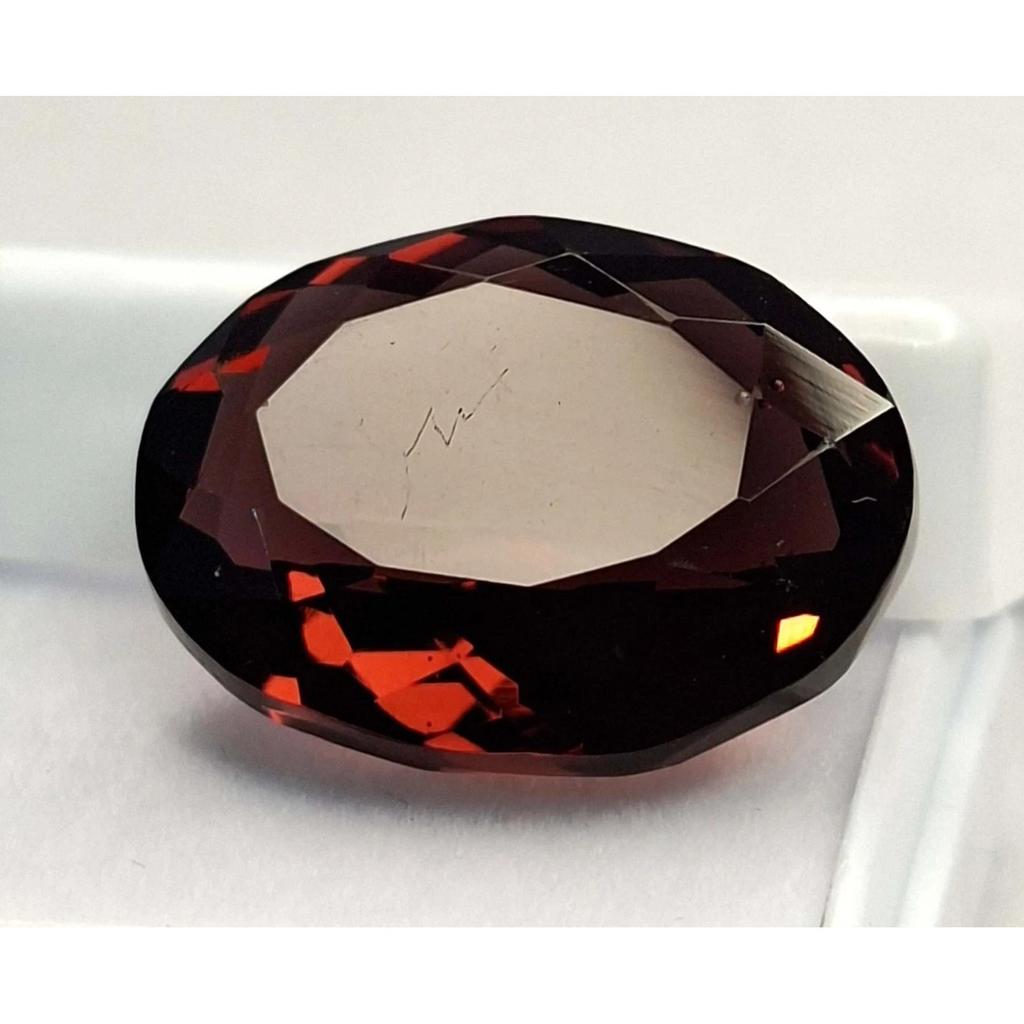Fabulous Reddish Brown Garnet Natural Oval Cut 17-19 Ct Certified Gemstone