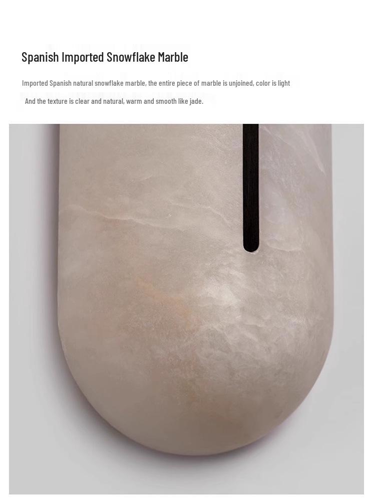 Marble Luxury Staircase Light - Spanish & Italian High-End Bedroom, Balcony, Hallway, Entrance, & Bedside Wall Lamp