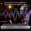 Btuty EQ 215 Dobbeltkanal 15-bånds Equalizer 1U Rackmontering 2-kanals Stereo Grafisk Equalizer