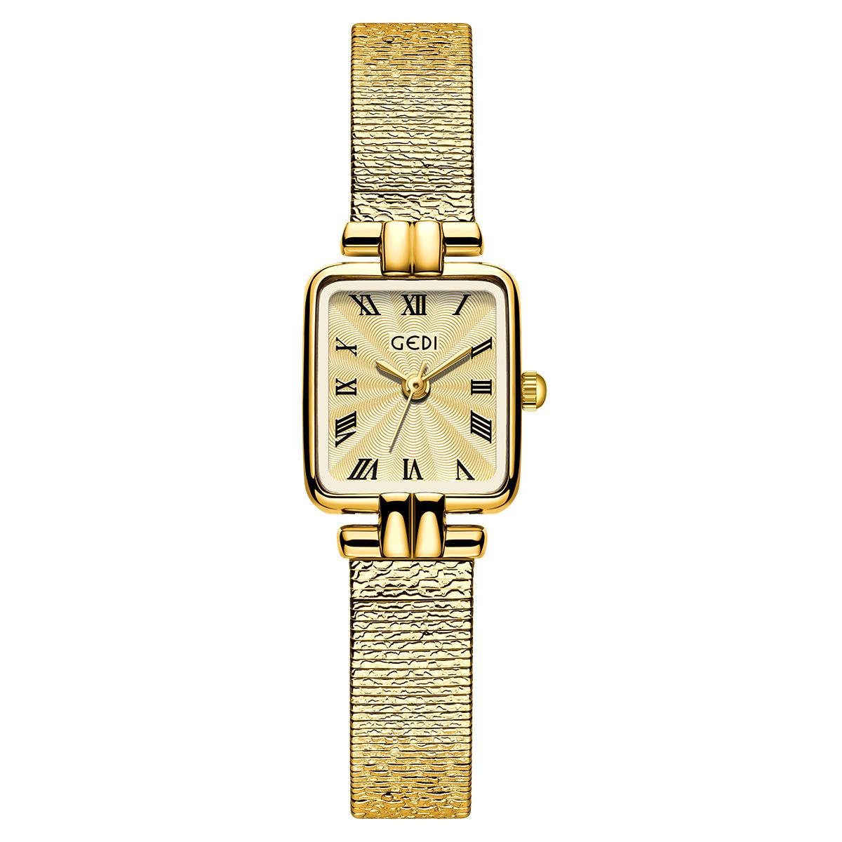 Watch Women S Daily Commute Retro Square Small Dial Simple Temperament Versatile Exquisite Fashion Women S Quartz Watch