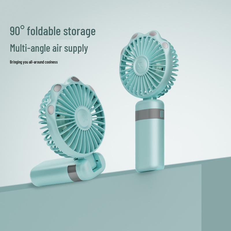 Portable Brushless Mini USB Fan with Digital Display