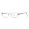 Blue Light Glasses Eyeglass Oval Metal Far Alloy For Spectacle sighted UV400 Sexy Elegant Blocking Presbyopic Woman Leopard Blocking Frame Reading