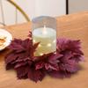 Leaves Autumn Holder Maple Candle Wreath