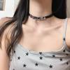 Sweet And Cool Personality Splicing Cat Claw Bone Collar Niche Design Diamond-Encrusted Star Choker Necklace Spice Girl Necklace