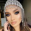 Fashion Tassel Hair Chain, Stage Performance Rhinestone Headdress Party Accessories Female Headdress