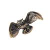 Elegant Owl Brooch Hypoallergenic Alloy Jewelry For Casual Outings And Professional Attire