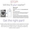 Washer Lid Lock Switch Washing Machine Part Appliance Accessory Suitable for WH08X32657 AP7033485 WH08X31222 PS16619254