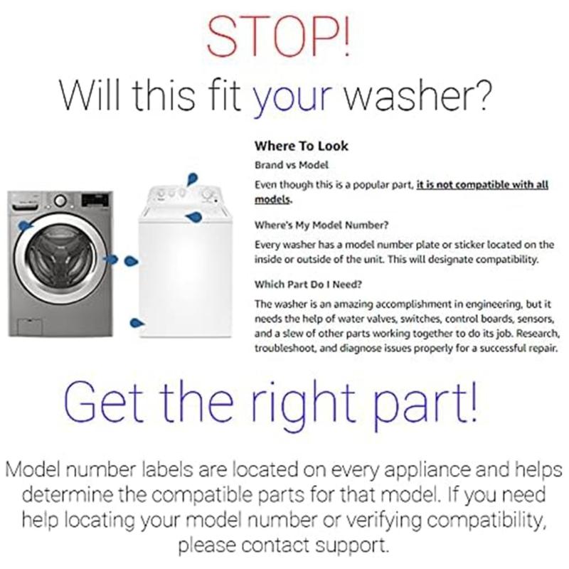 Washer Lid Lock Switch Washing Machine Part Appliance Accessory Suitable for WH08X32657 AP7033485 WH08X31222 PS16619254