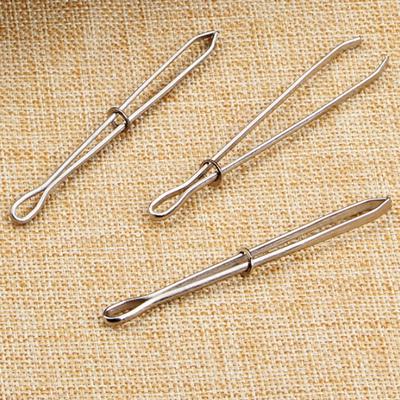 Cited Clips Sewing Accessories 1PC Stainless Steel Elastic Belt Popular Rope Wearing Tools High Quality Weaving Tool Wearing Rope