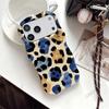 Fashion Contrasting Leopard Print Mobile Phone Case iPhone16pm Glossy Wavy Film Two-in-one Apple 17 Is Hot In Europe and America