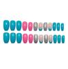European & American Style Glitter Press-On Nails - Trendy Wearable Nail Art Stickers