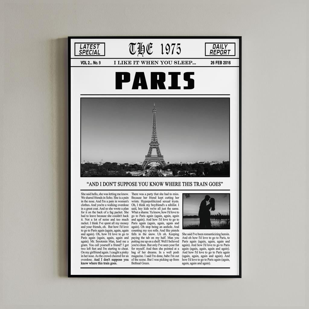 Black and White Lana Del Rey Newspaper Poster Aesthetics Girl Singer Rapper Canvas Painting Print Wall Art Mural Home Room Decor