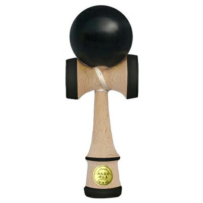 Kendama Black Color Edge Line - Manufacturer Hakushinsha Product Name Everyones Fuji Beech Included Made Japan