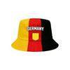New Brazil digital printing bucket hat yellow sunshade hat around Brazil fans