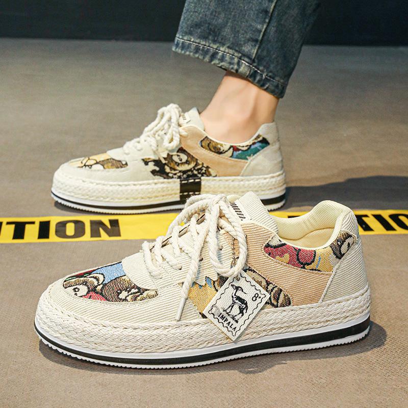 Fashion CYYTL Fisherman Mens Shoes Casual Male Sneakers Skateboard Outdoor Platform Sport Hiking Loafers Designer Luxury Tennis Trainers