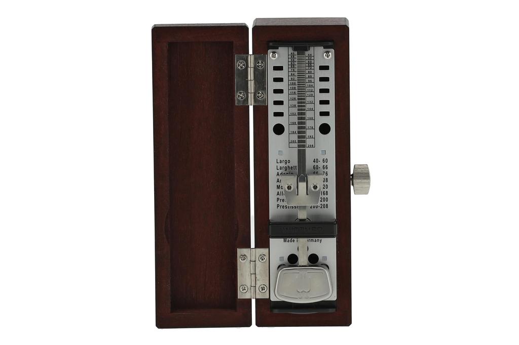 Wittner Super Mini Tactel Wooden Metronome with Mahogany Wooden 880210 Case,