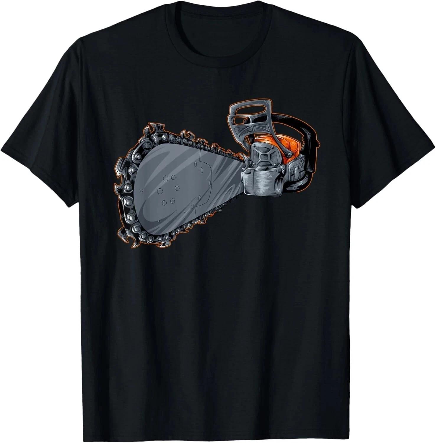 Arborist Chainsaw Lumberjack Funny Logger Tree Cutter Unisex T-Shirt S-5XL Q3412 M