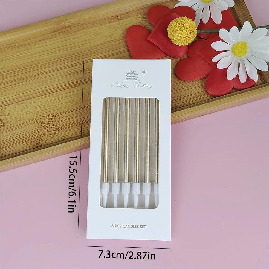Birthday Candle Cake Baking Decoration Curve Rotating Curved Candle Romantic Party Colored Candle Multiple Style Choices