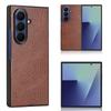 For Samsung Galaxy Z Fold7 5G Case Crocodile Texture Leather Coated Hard PC Phone Cover
