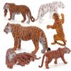 Realistic Forest Animal Pvc Tiger Model With Standing Posture Collectors Display For Nature Enthusiasts