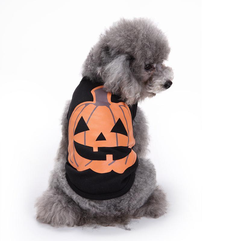 

Spring/Summer Halloween Pumpkin Vest for Pet Dogs Small
