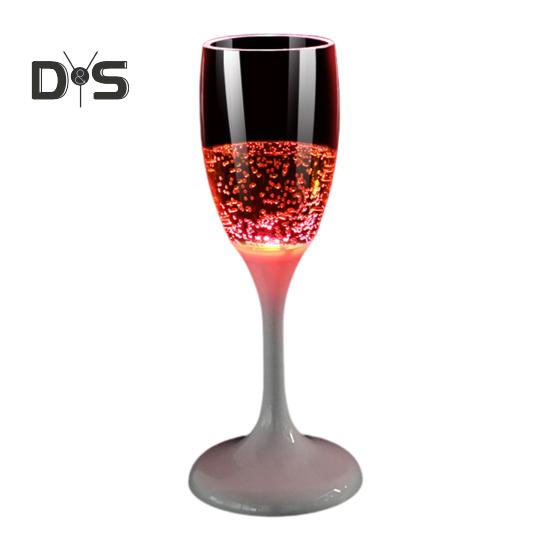 

1/6 шт. светодиодная подсветка бокалов для вина, шампанского, сувениры для вечеринок, стаканы для кофе, молока, виски, бокалы для барбекю, фестивали, многоцелевые вечеринки красный