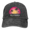 Baseballová čepice California Surf Session pro Unisex Ženy Nastavitelná Klasická Vintage Vypraná Bavlna Džínová Trucker Čepice Outdoorové Aktivity