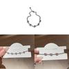 Copper Zircon Stone Charm Bracelet For Women In Light Luxury Fashion Style