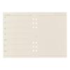 Nolty Baindex System Organizer A5 January Refill, 6-Hole, 2026, Weekly, Left-Hand Type, A5-011 (Starting 2026)