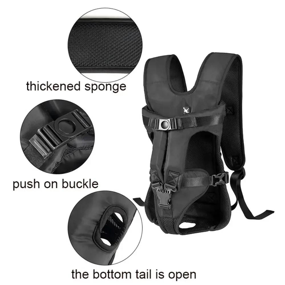 Freihändige Haustier-Frontrucksäcke Oxford Verstellbare Hundetrage-Rucksäcke Atmungsaktive Welpen-Tragetaschen Hund-Ausgeh-Tasche Outdoor