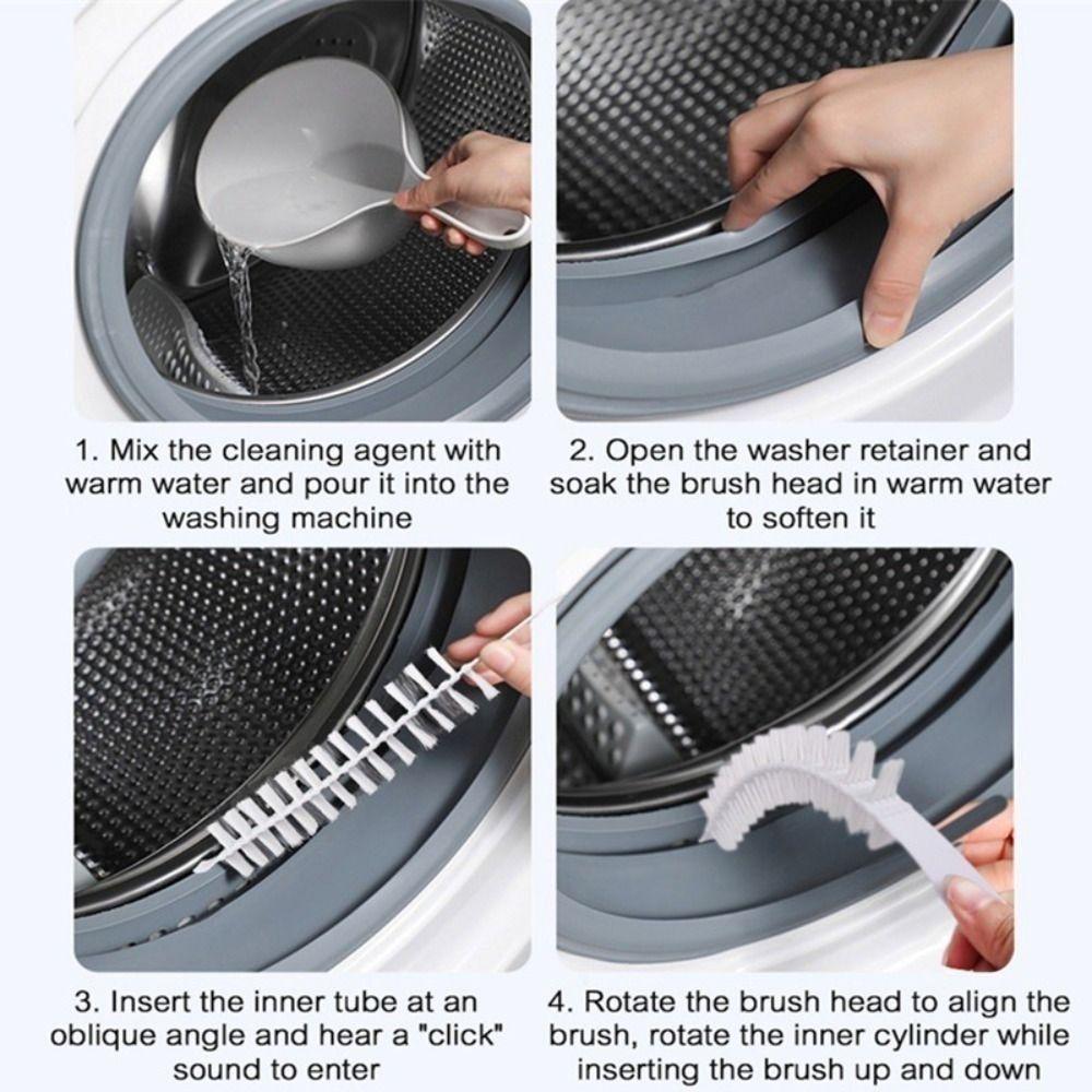 Decontamination Inner Barrel Crevice Brushes Long Handle Bathroom Washing Tool