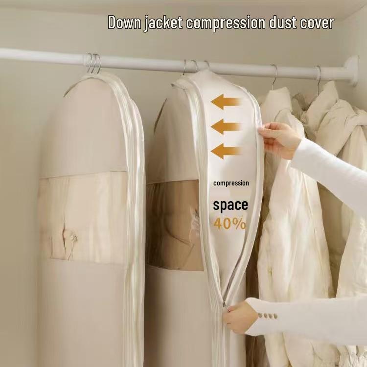 Transparent Down Jacket Dustproof Hanging Garment Bag
