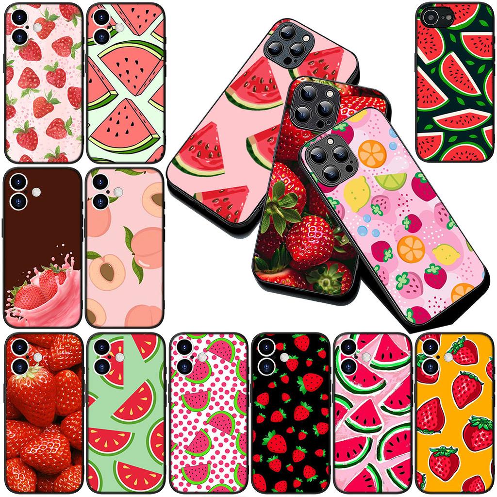 Cover for Samsung Galaxy S10 S8 S9 Plus A33 A34 A31 70 A71 A72 Note 20 9 8 S10E Phone Case Watermelon Fruit Strawberry Summer