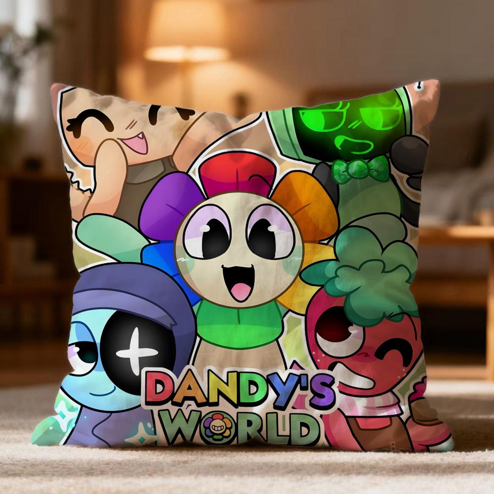 

Popular D-DDandy s World Cushion Cover Soft Washable Pillow Case Multi-Scene for Couch Bed Travel Office Use 30cmx30cm