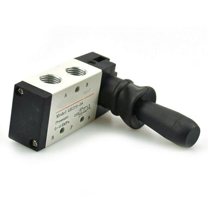Hand Air Valve Pull Pneumatic 4H210-08 5 Port 2 Position 1/4In 1/4Inches