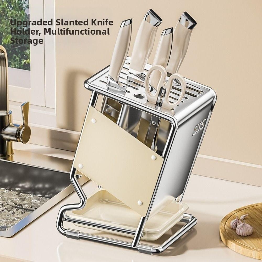 Drain Tray Cutter Holder Multifunctional Chopstick Bucket Kitchen Utensil Organizer  Household
