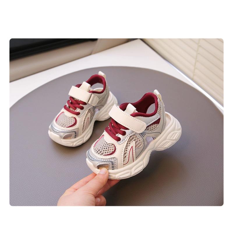 Summer new children's shoes baby sports shoes boys dad shoes girls breathable mesh shoes children soft sole