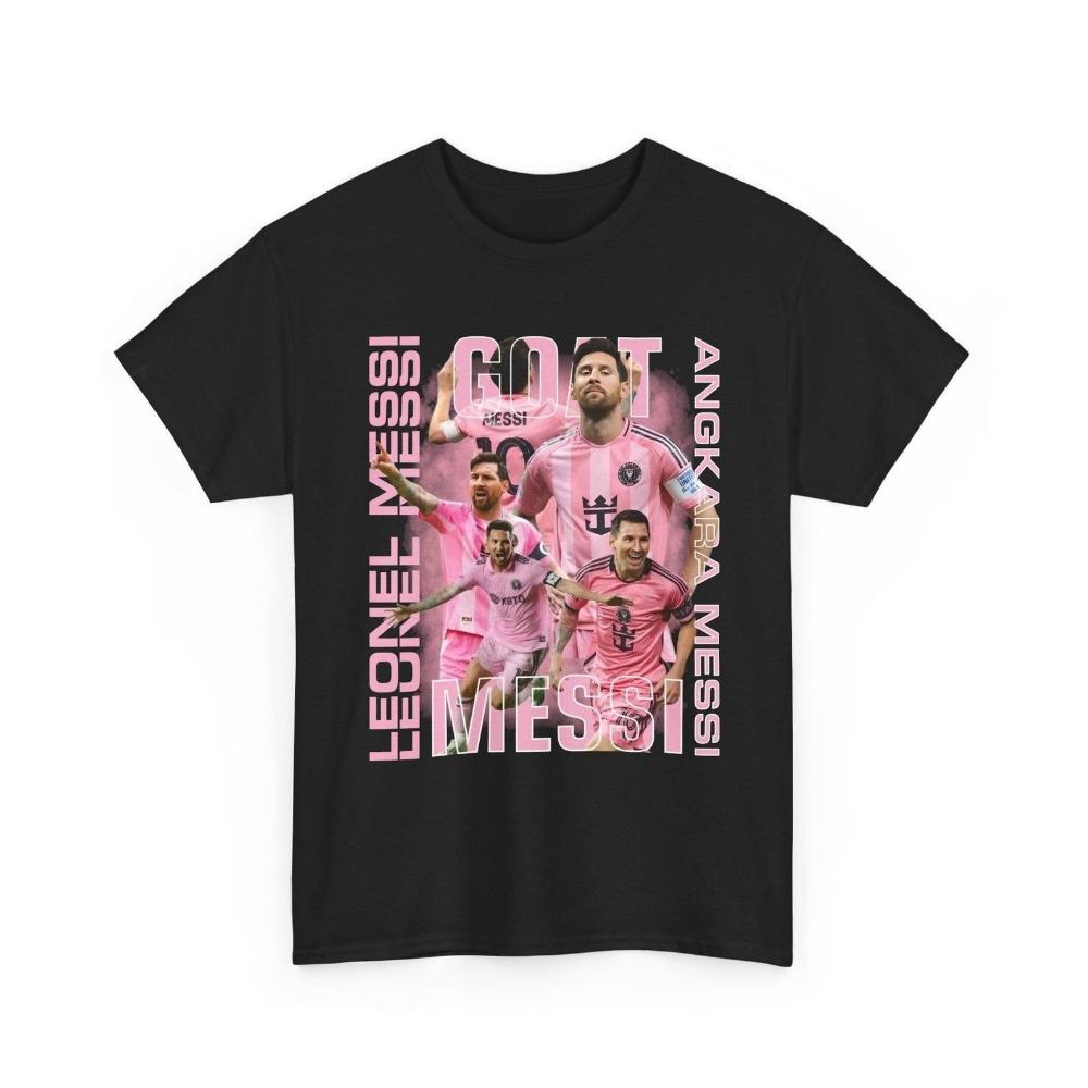 Lionel Messi Football T-Shirt Unisex Soccer Icon Tee Football Champion Graphic Casual Streetwea