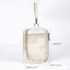 Clear Figure Display Bag Case for Figures Transparent Small Doll Storage Zipper