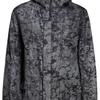 Y-3 FW21 Textured Reflective High Neck Hooded Mid-Length Jacket Men Jacket Gray GV4171