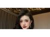 Autumn/Winter Women's Half-High Collar Long Sleeve T-Shirt: Premium Texture with Hot Drilling Details