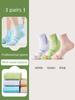 Professional Badminton Socks Women Sports Stockings Sweat-Absorbent Towel Bottom Non-Slip Shock Absorption Outdoor Fitness Running Socks