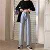 Women's Jeans Summer Fashion Student Light Blue High Waist Slimming Casual Wide Leg Straight Trousers Korean Version Y2k Pants