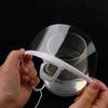 20pcs Mask Plastic Reusable Clear Catering Hotel Beauty Chef Waiter Protective Visible Splash Proof
