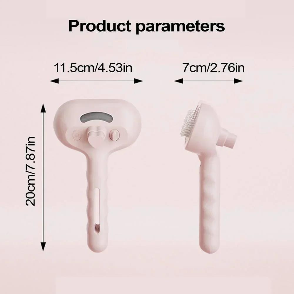 

Спрей для собак Расческа для шерсти Питомца Паровая Массажная Щетка Безопасная Круглая Головка Мягкие Зубы Спрей Расческа для Удаления Шерсти для Собаки Кошки Очищающая Щетка