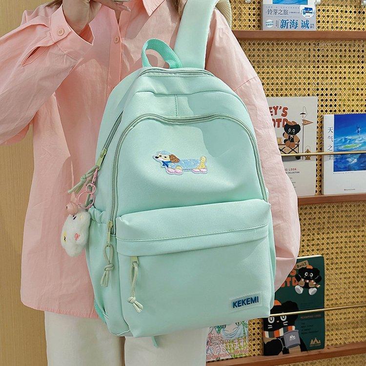 Schoolbag Japanese ins schoolbag female small fresh simple cute versatile large capacity travel junior high school student backpack