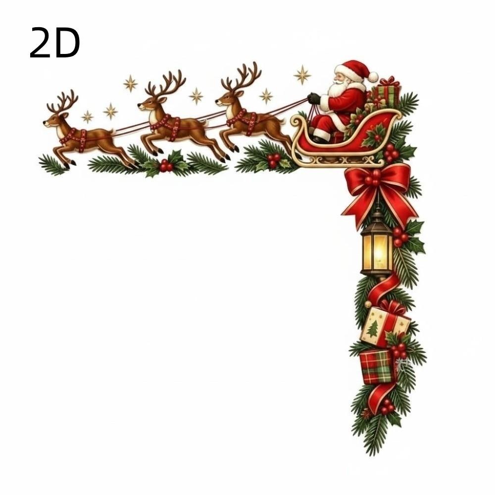 Holiday Themed Christmas Door Corner Decor Christmas Door Corner Sign Christmas Party