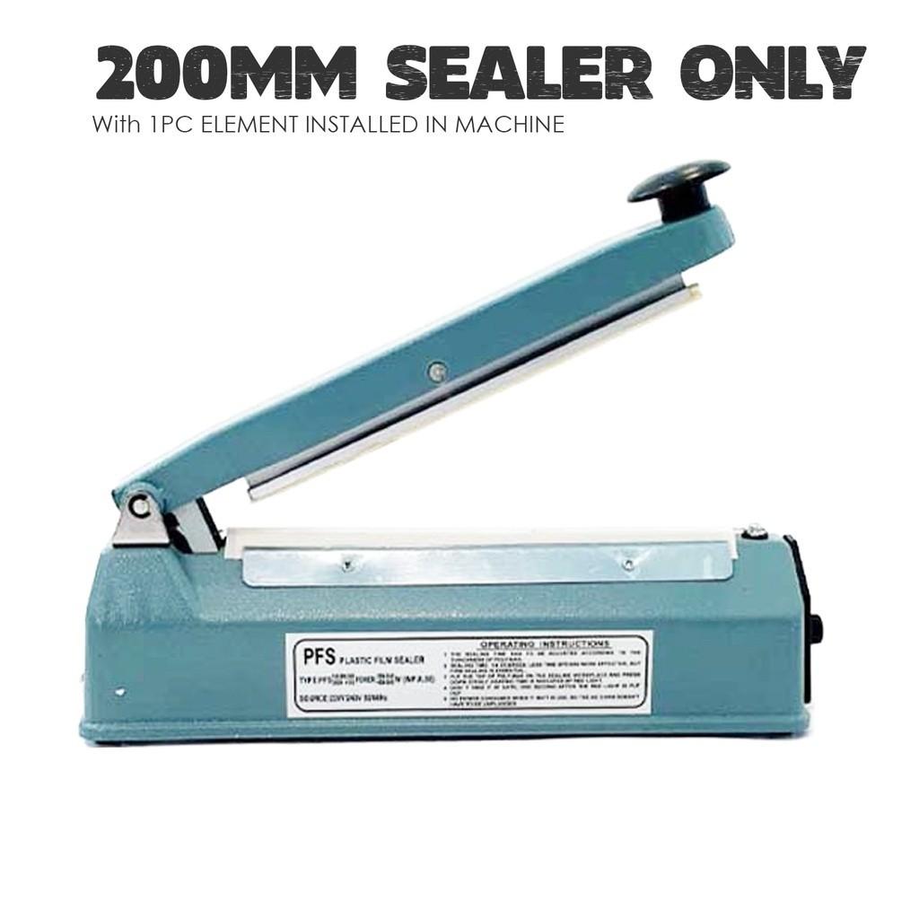 Metal Plastic Impulse Sealer Machine 200MM//300MM/400MM Seal Mesin Sealer Plastik Heat Sealing Machine Packing Mesin Pengedap Makanan